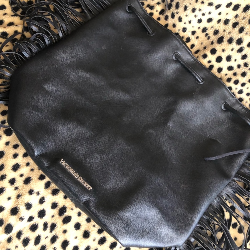 Victoria’s Secret Fringe Black Backpack